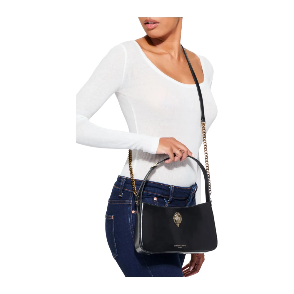 Kurt Geiger Zwarte Bond Schoudertas Black Dames