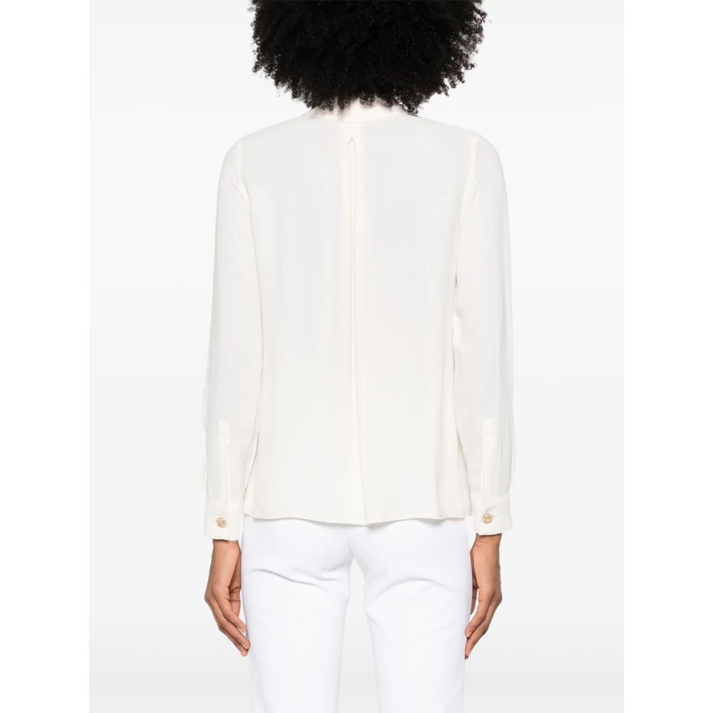 Elisabetta Franchi Stijlvolle Shirt 193 Burro Beige Dames