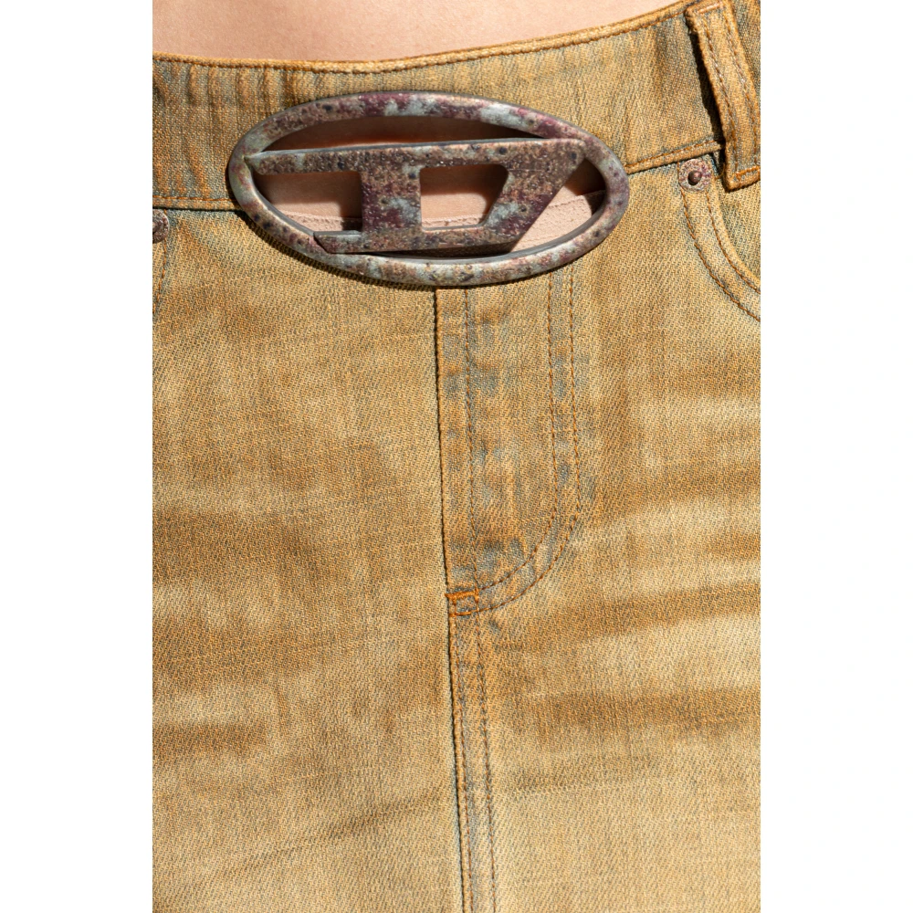 Diesel Rok De-Ron-Fsf Brown Dames