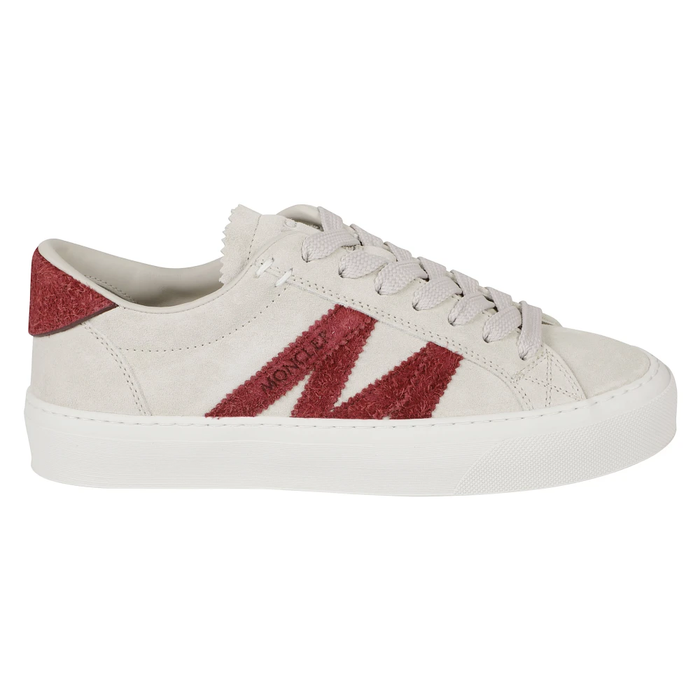 Moncler Women's Beige Monaco2 Leather Trainers - Sneakers - 8 Uk - Shoes