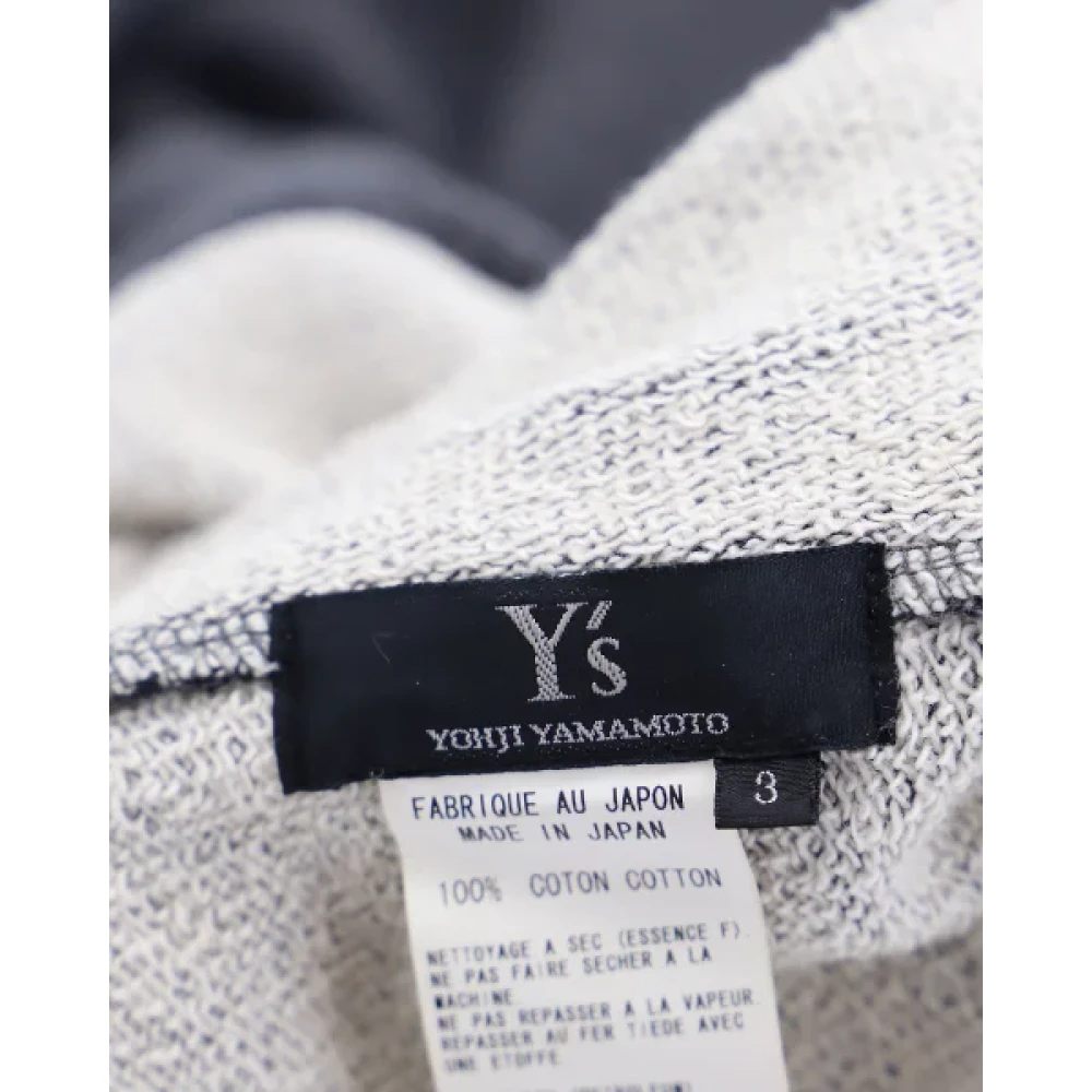 Yohji Yamamoto Pre-owned Cotton outerwear Gray Dames