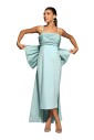 blauwe-midi-jurk-met-gedrapeerd-detail