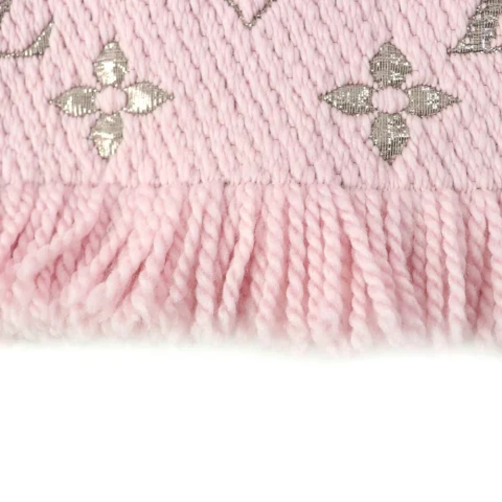Louis Vuitton Vintage Pre-owned Silk scarves Pink Dames