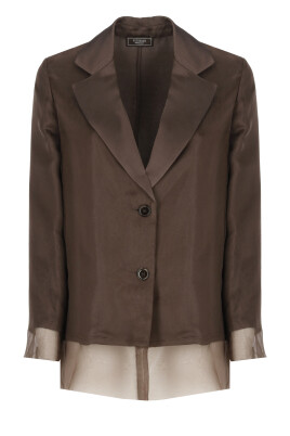 brun-klassisk-blazer-dame-lange-aermer