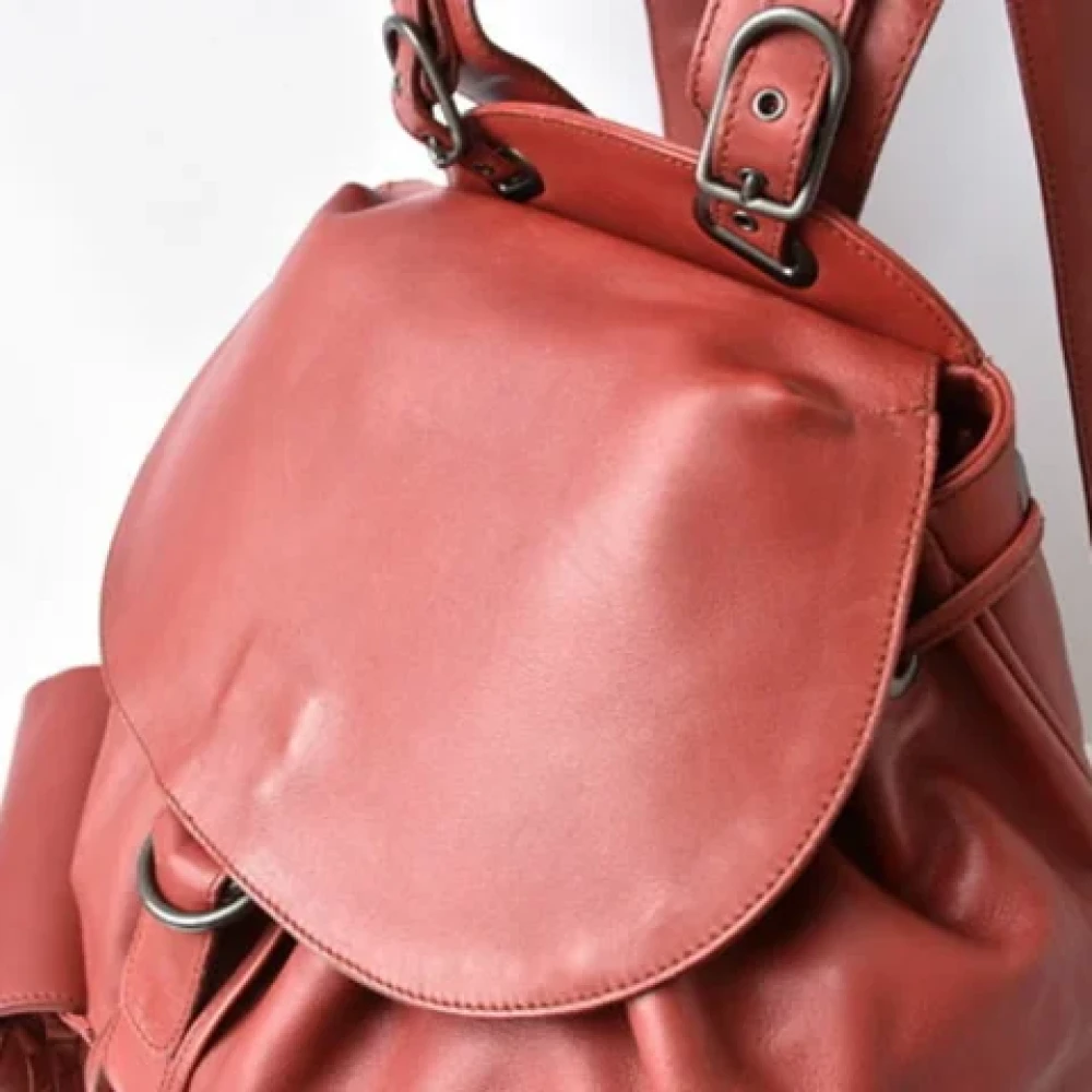 Bottega Veneta Vintage Pre-owned Fabric backpacks Pink Dames