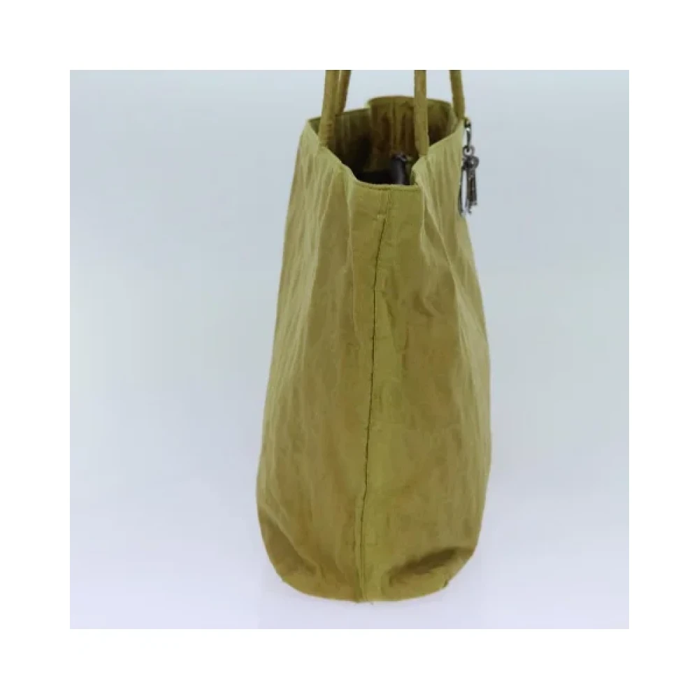 Dior Vintage Pre-owned Nylon dior-bags Yellow Dames