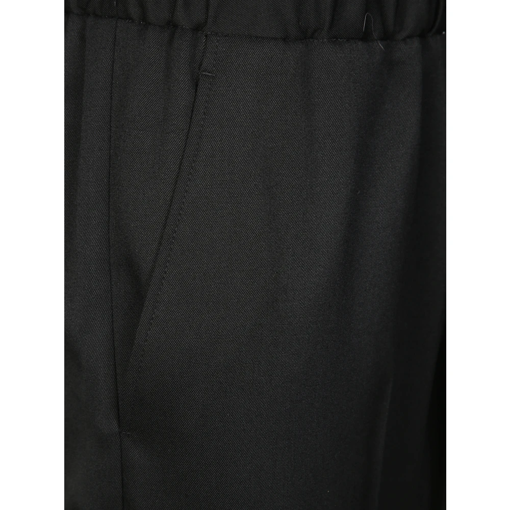 MM6 Maison Margiela Tailored Broek met Trekkoord Black Heren