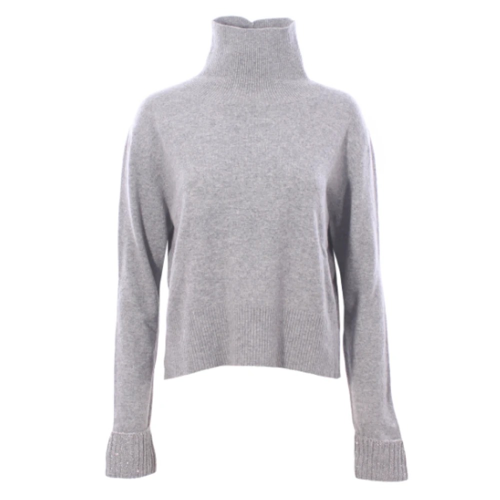 Fabiana Filippi Stijlvolle Sweater Collectie Gray Dames