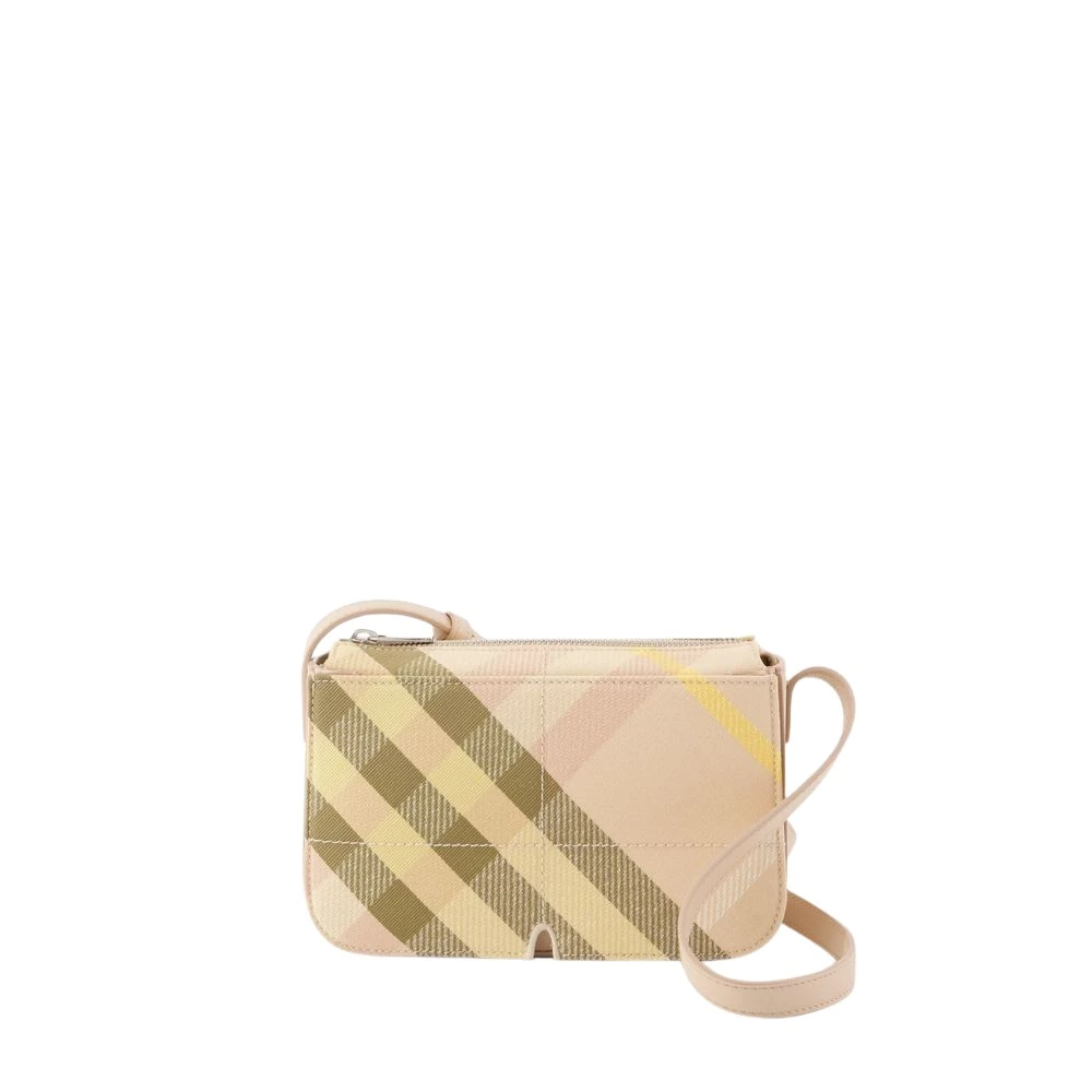 Burberry Roze Crossbody Tas met Kettingband Multicolor Dames