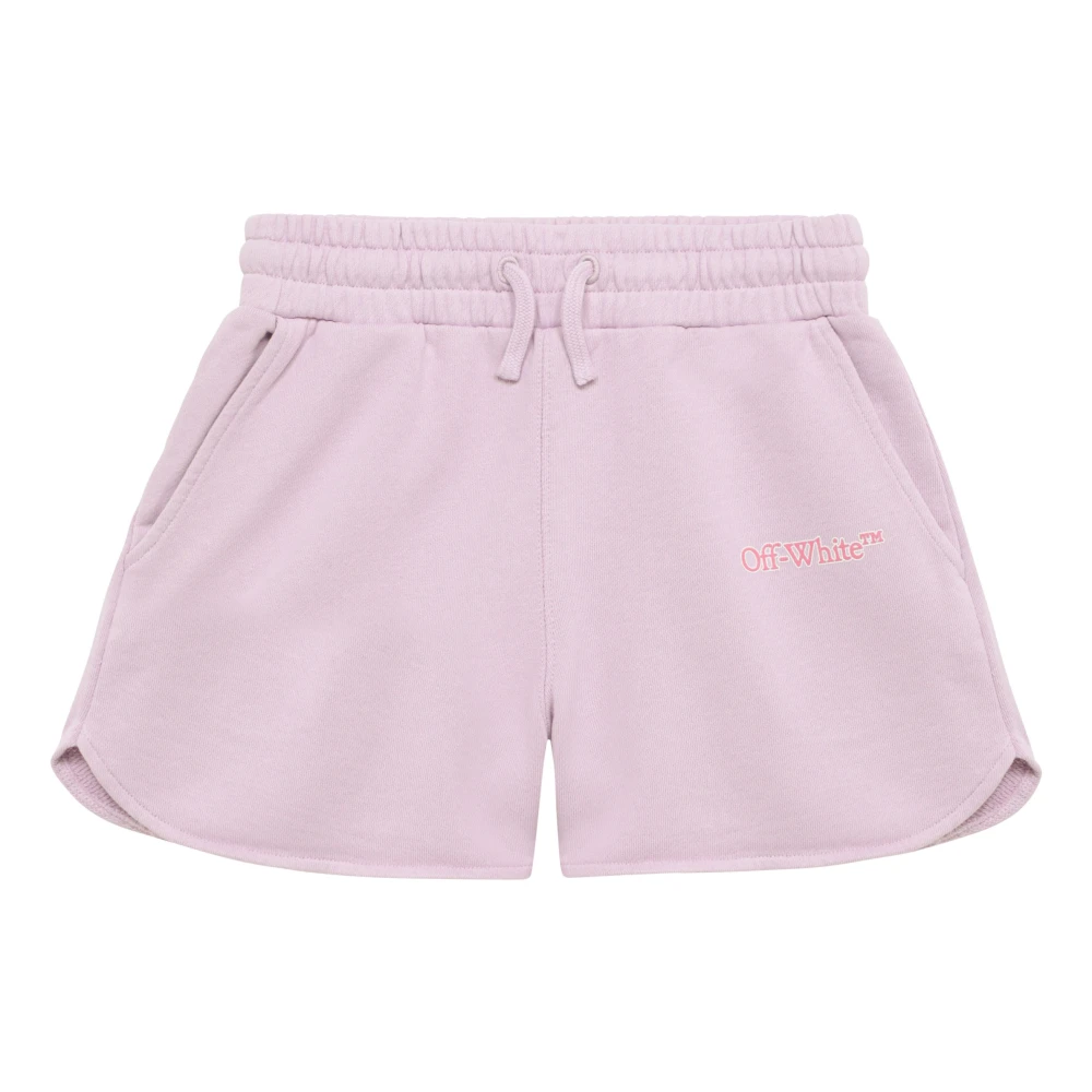 Off White Shorts för stiliga barn Purple, Unisex