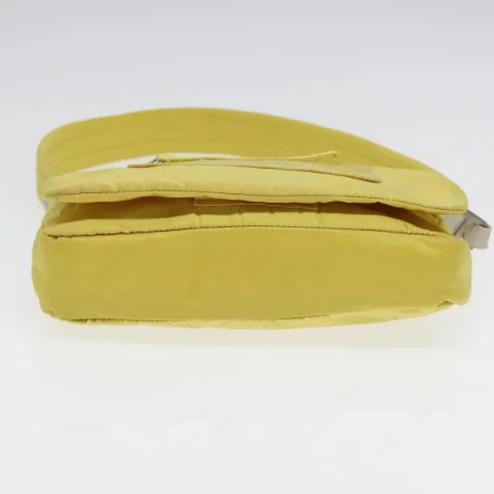 Prada Vintage Pre-owned Fabric prada-bags Yellow Dames