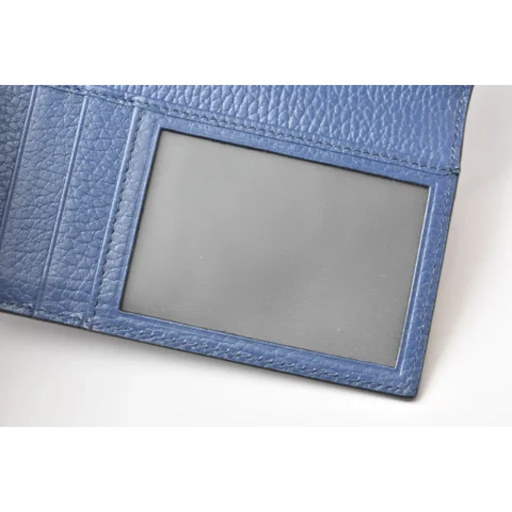 Gucci Vintage Pre-owned Leather wallets Black Heren
