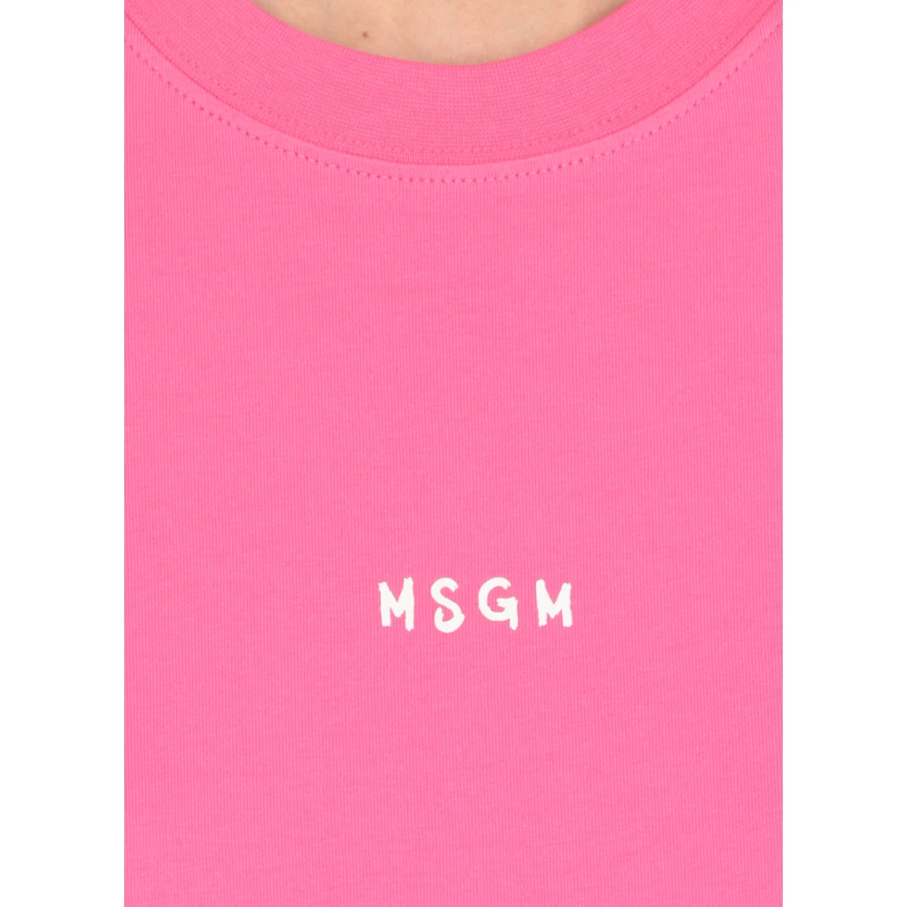 Msgm T-Shirts Pink Dames