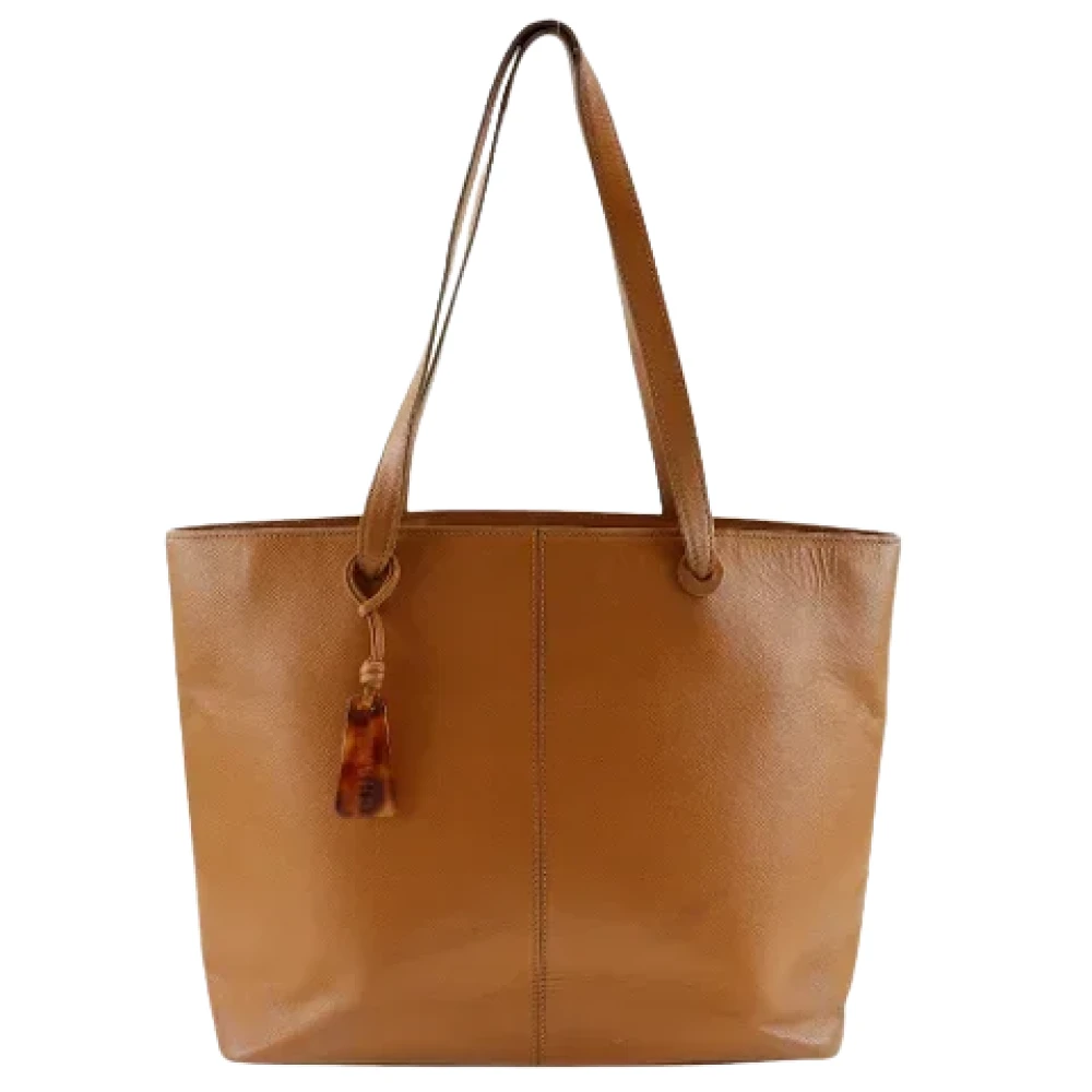 Chanel Vintage Pre-owned Leather chanel-bags Brown Dames
