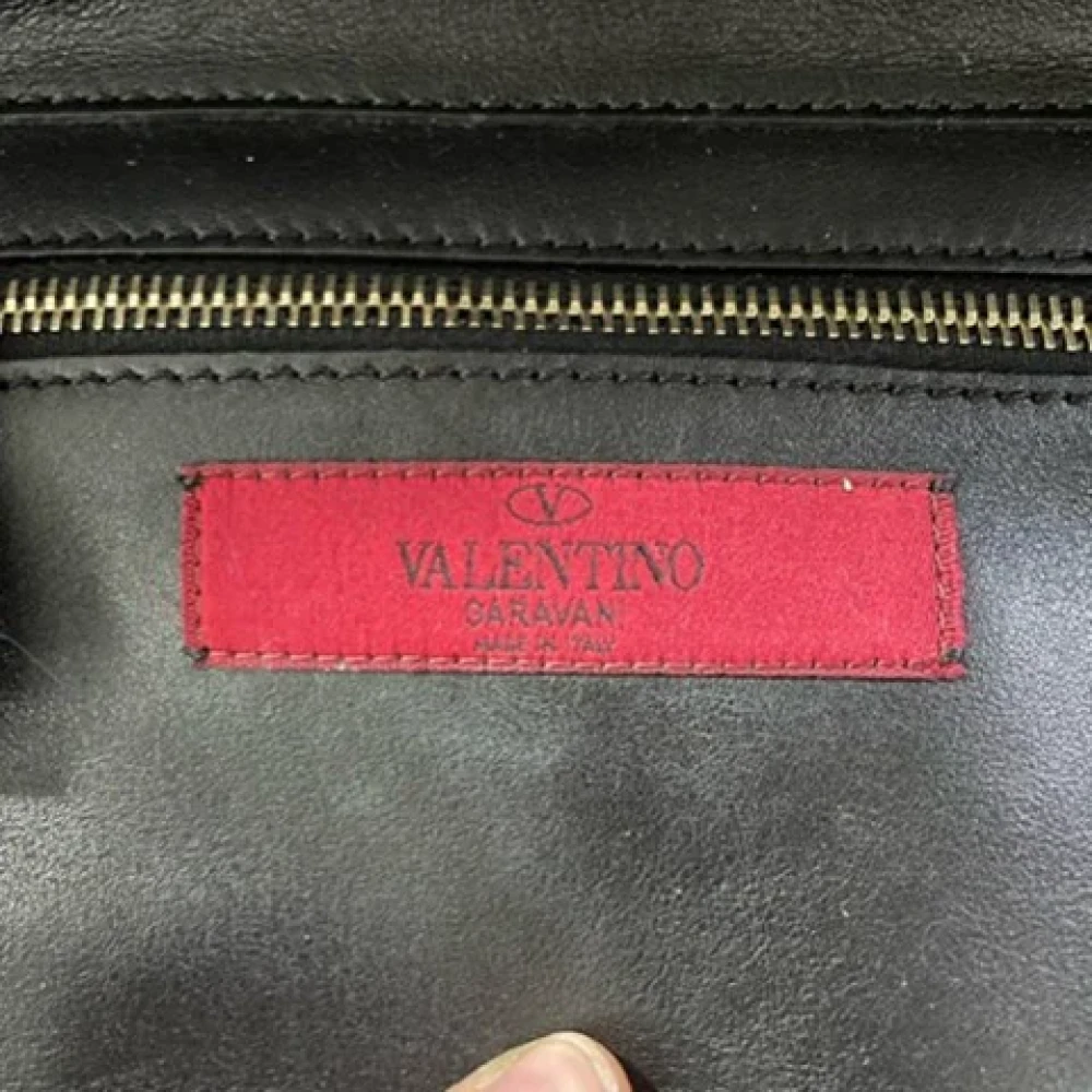 Valentino Vintage Pre-owned Leather handbags Black Dames