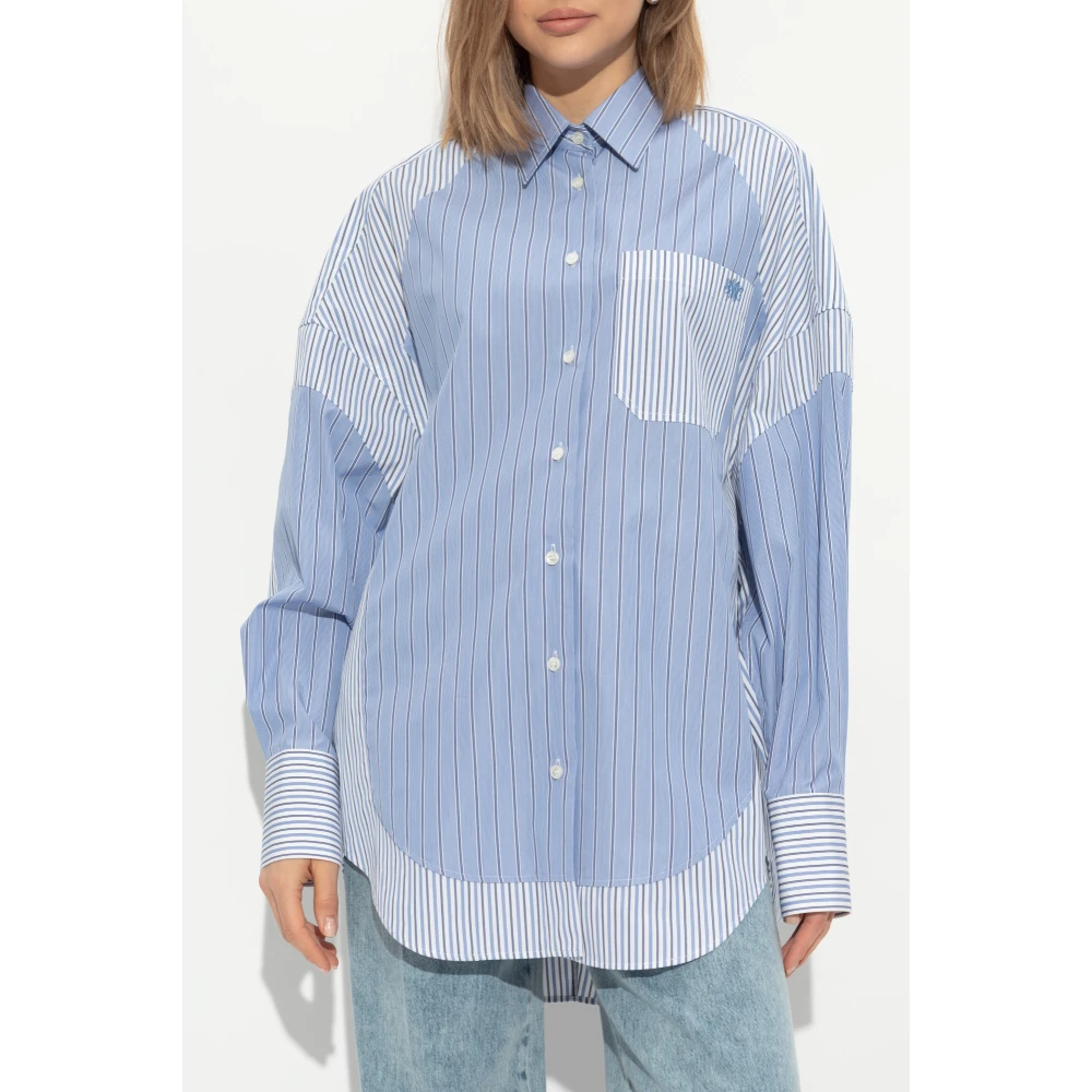 Stella Mccartney Overhemd met zak Blue Dames