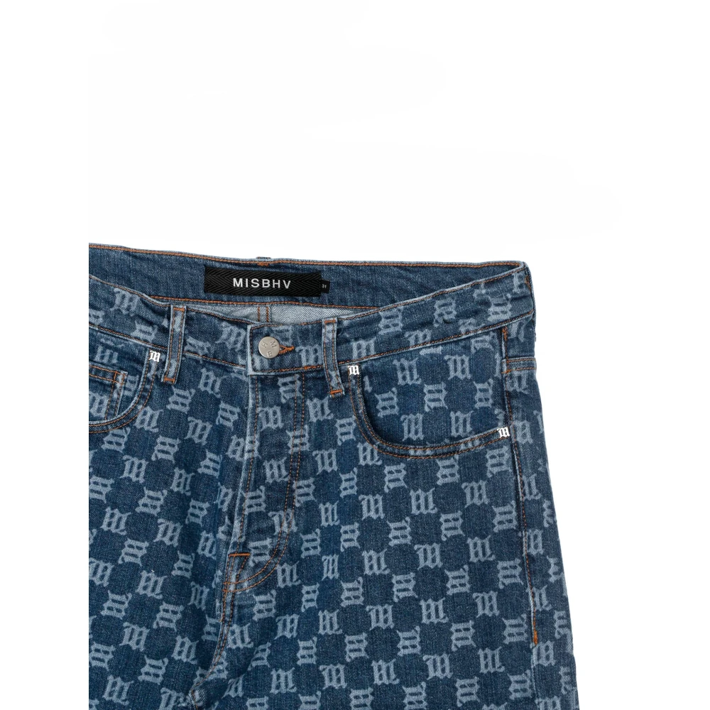 Misbhv Denim Shorts Blue Heren