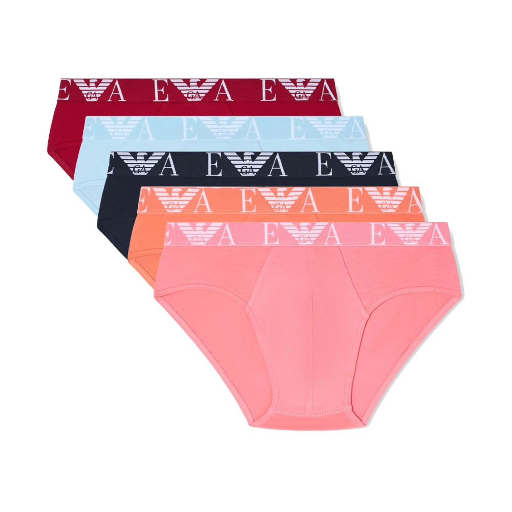 Emporio Armani Men's Multicolor Five-Pack Briefs