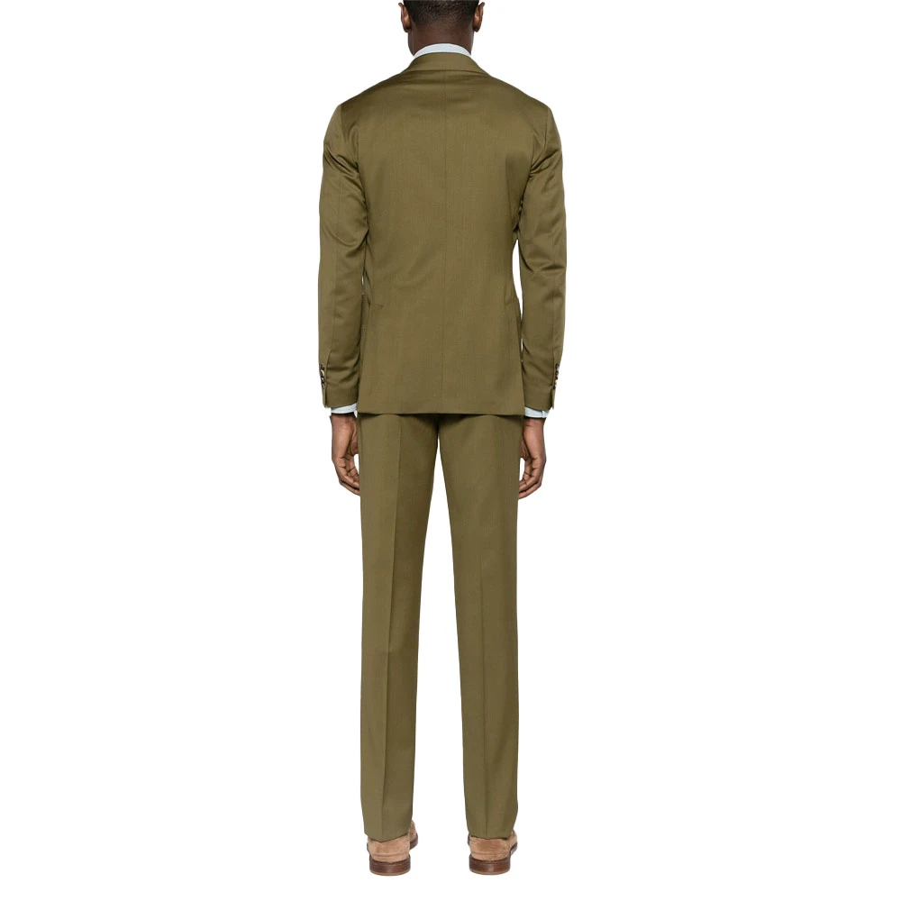 Lardini Wollen Pak Made in Italy Green Heren