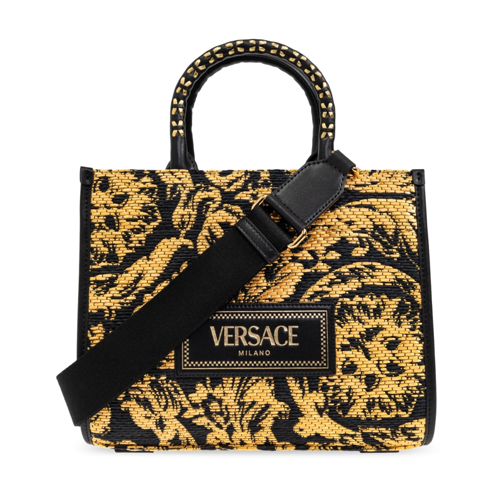 Versace Tas Athena Klein Black Dames