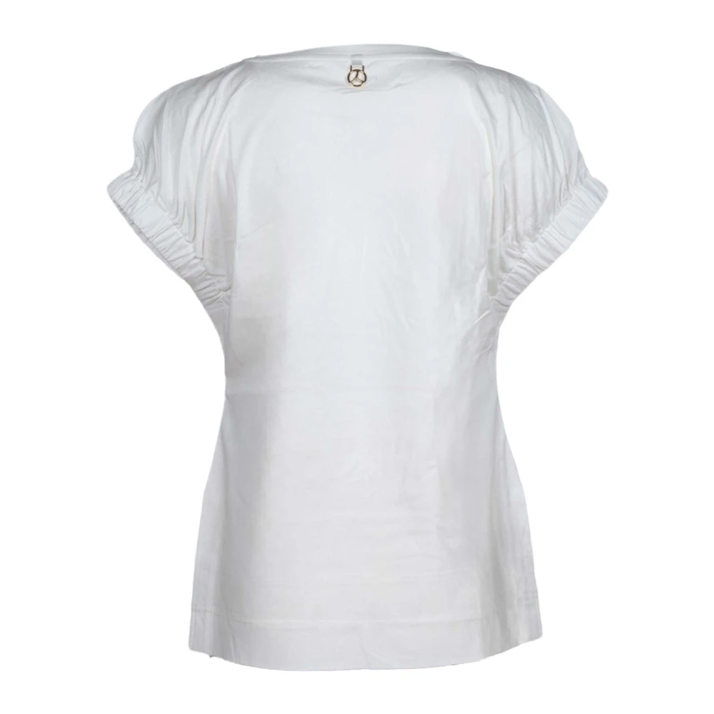 People of Shibuya Witte Mouwloze Omoi T-shirt White Dames