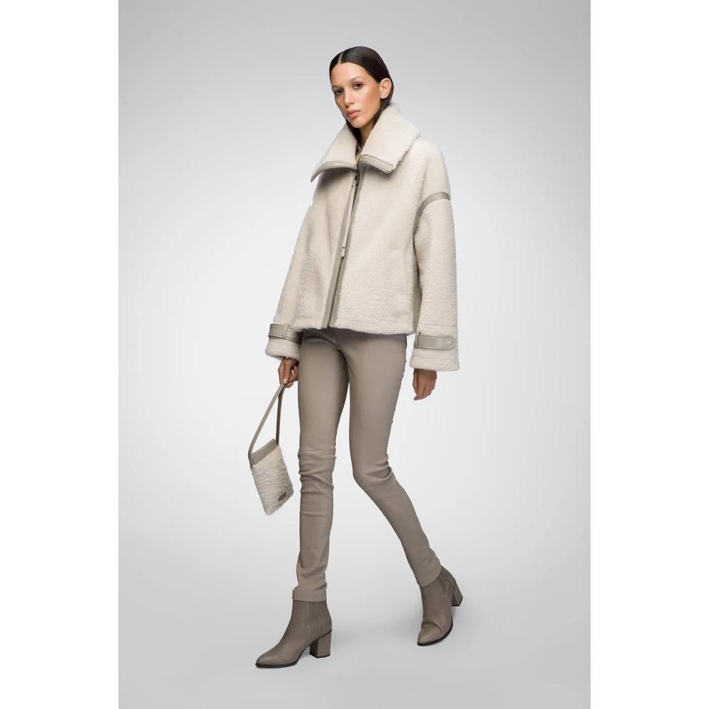 VSP Ayla Niobe Shearling Jas Gray Dames
