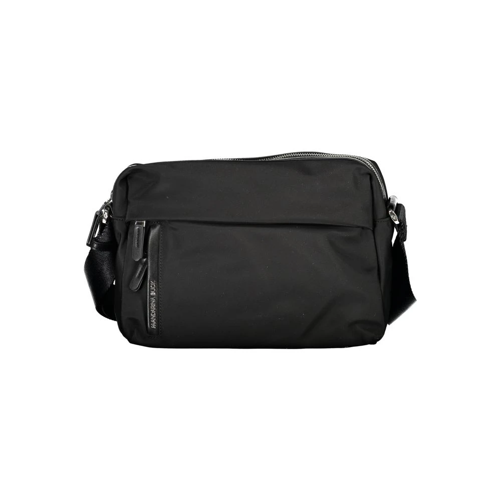 Mandarina Duck Unisex Noir Shoulder Bag With Zip Front Pocket Hunter - Image 5