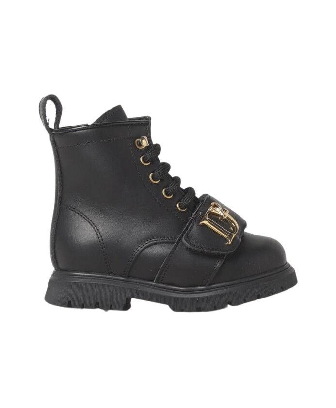 black-leather-ankle-boots-with-buckle