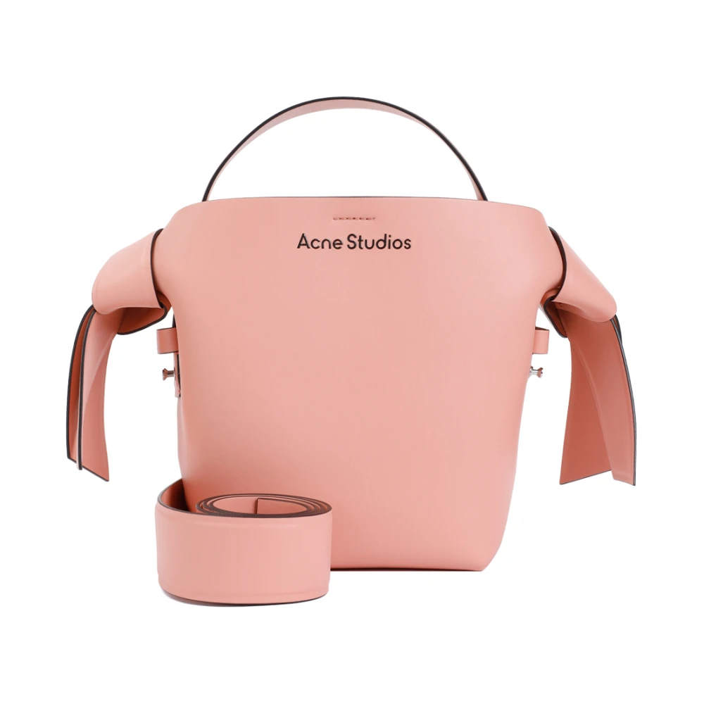 Acne Studios Musubi Mini Tas in Zalmroze Pink Dames