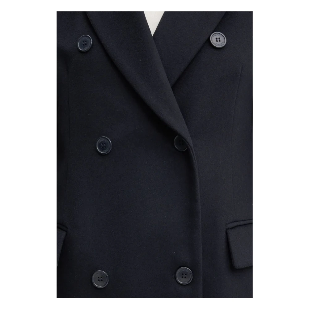 Twinset Stijlvolle Jas voor Vrouwen Blue Dames