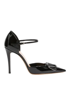 VLogo Signature D'Orsay Lackläderpumps 100mm