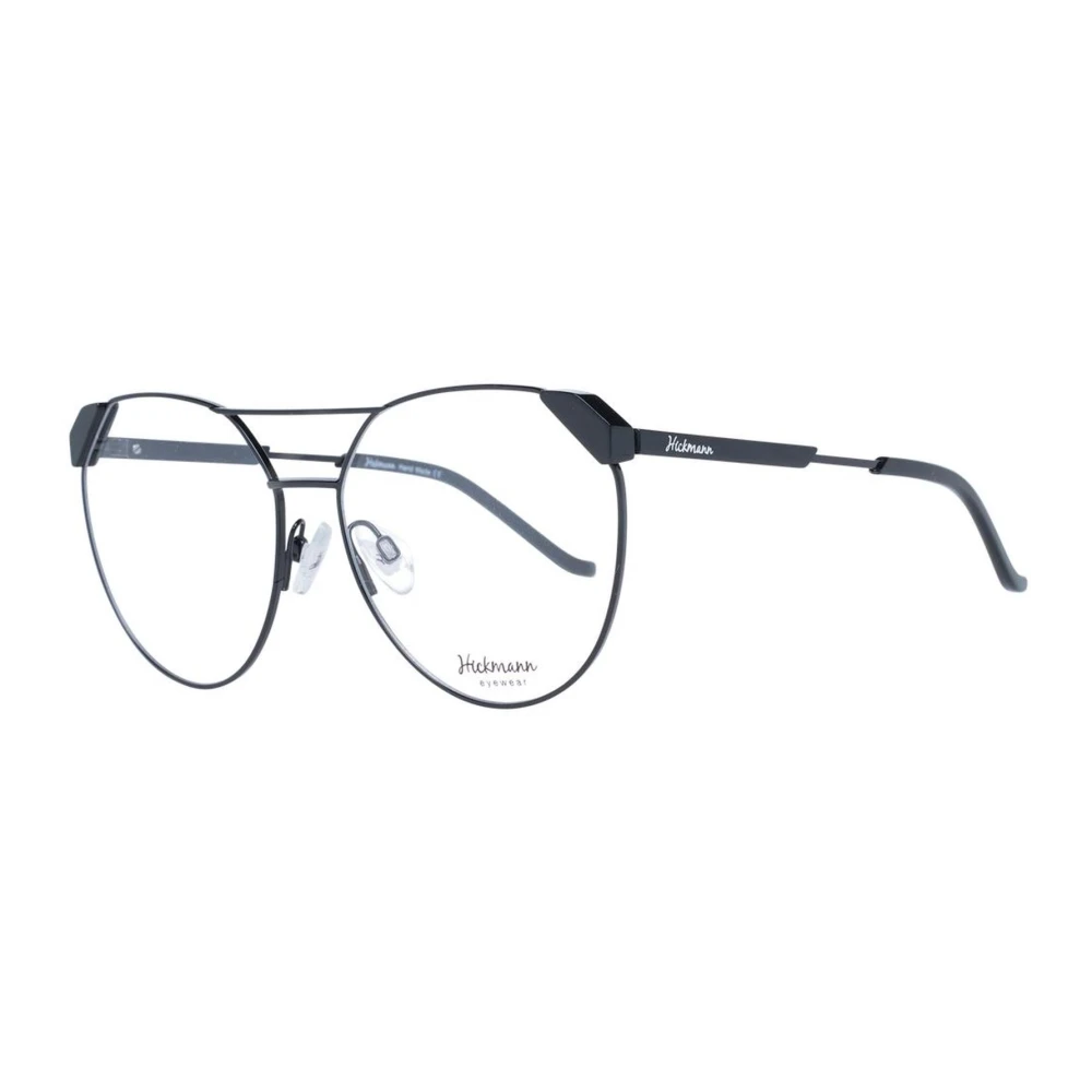 Ana Hickmann Zwarte Aviator Metalen Optische Frames Black Dames