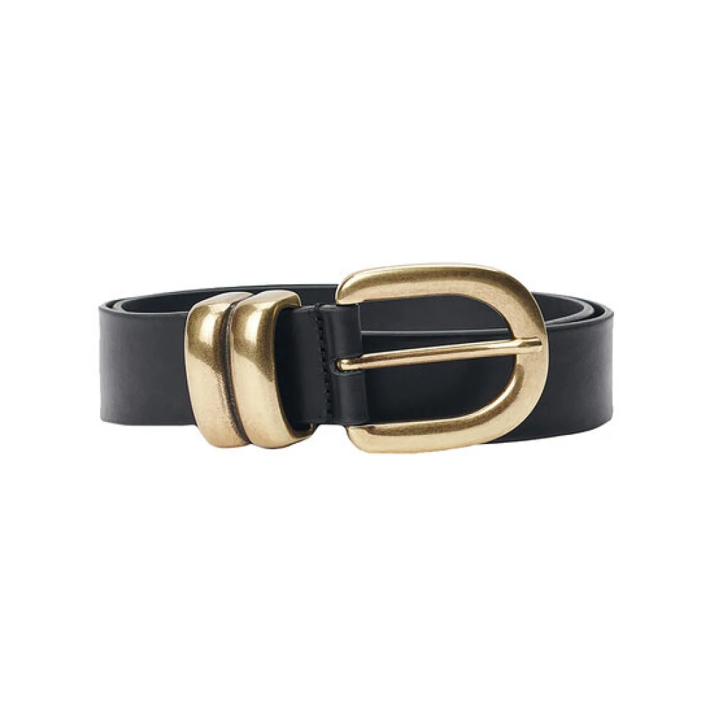 By Malene Birger Women's Black Zoira Leather Belt