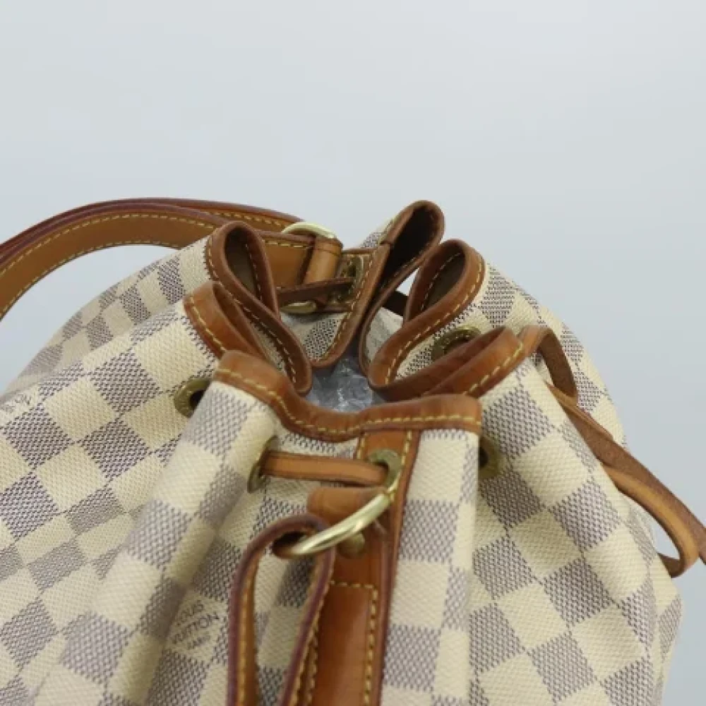 Louis Vuitton Vintage Pre-owned Canvas shoulder-bags White Dames