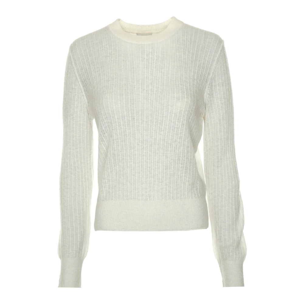 Drykorn Alpaca Mix Gebreide Trui White Dames