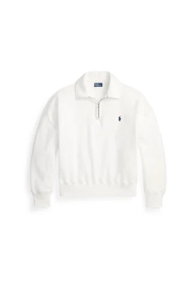 Zip-krage Logotyp Sweatshirt