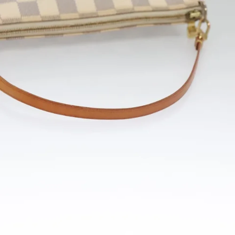 Louis Vuitton Vintage Pre-owned Canvas pouches Beige Dames