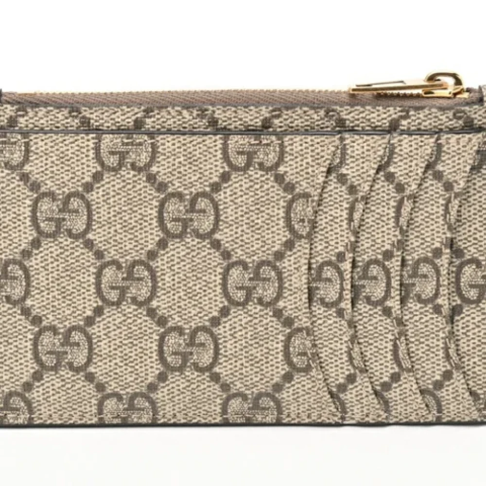 Gucci Vintage Pre-owned Canvas home-office Beige Dames