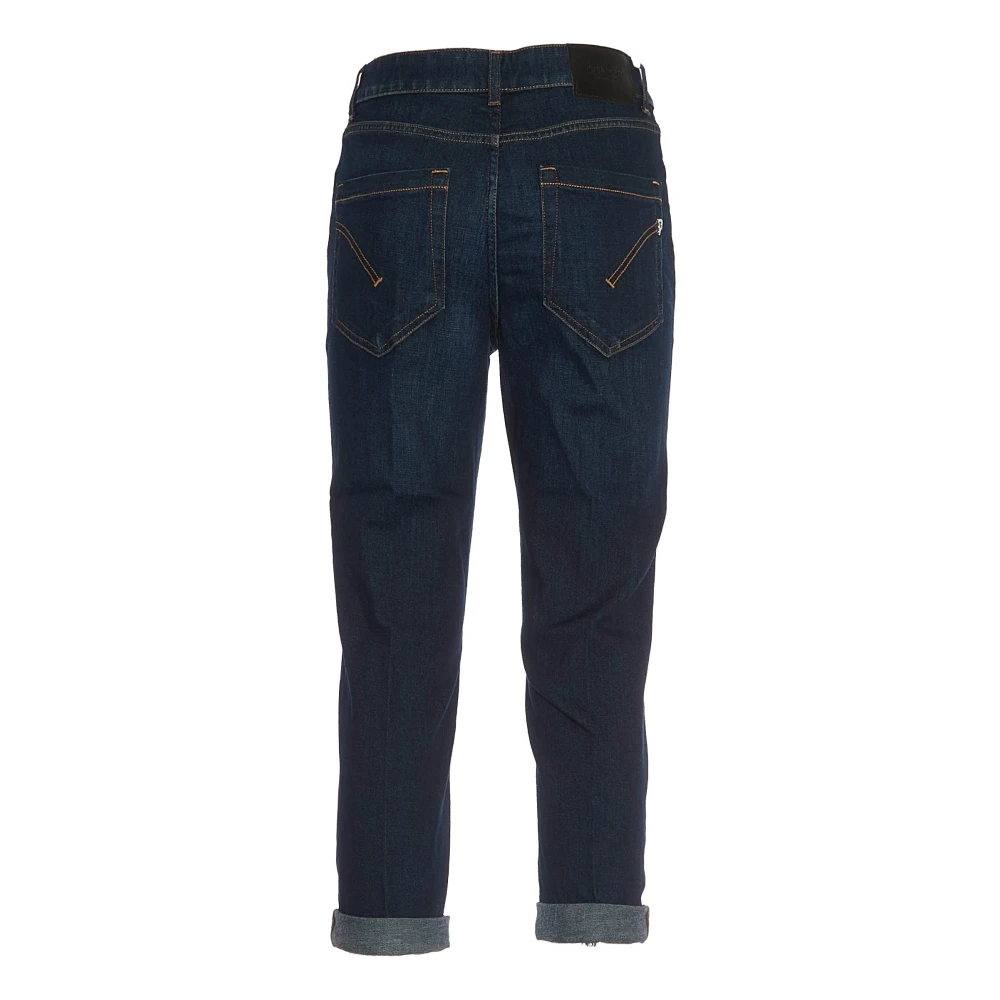 Dondup Blauwe Stretch Denim Jeans Blue Dames