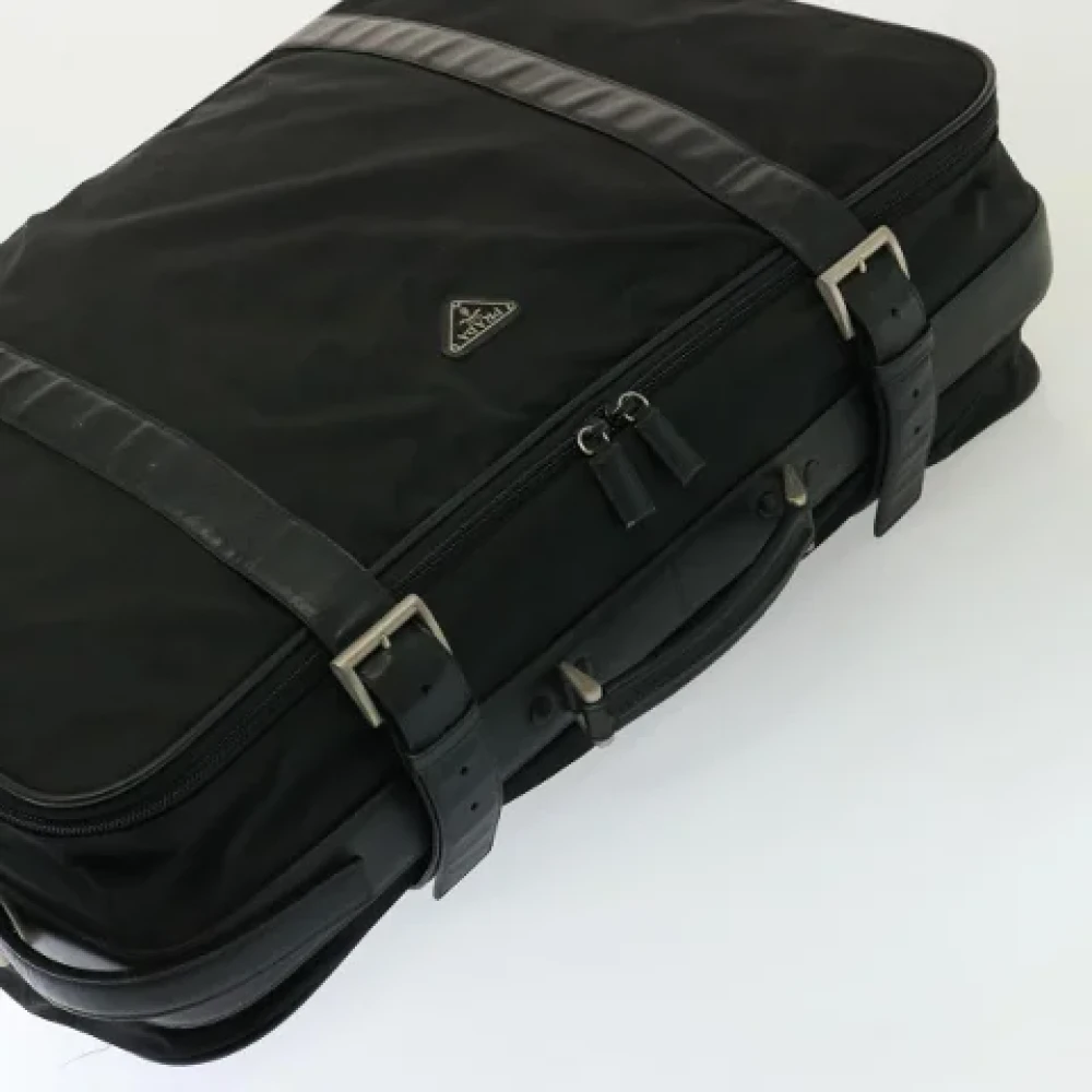 Prada Vintage Pre-owned Nylon travel-bags Black Dames