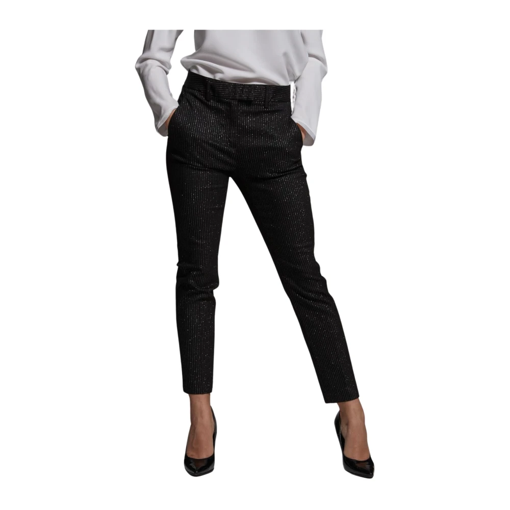 Dondup Stijlvolle Top Broek Black Dames