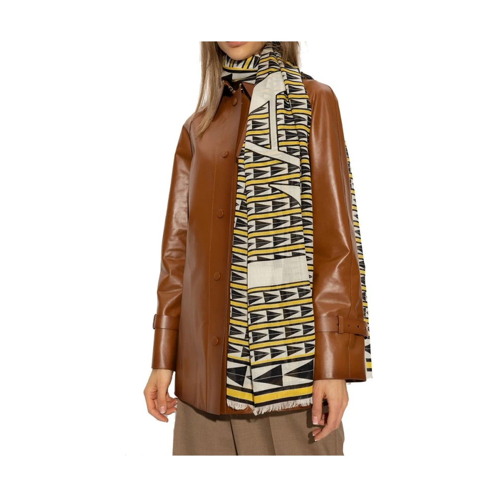 Lanvin , Winter Scarves, Female, Multicolor, One Size, Wool Scarf - Image 2