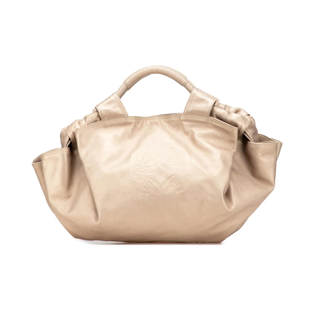 Loewe Pre-Owned Women's Yellow Pre-Owned Handle Leather Satchel Top Handbag