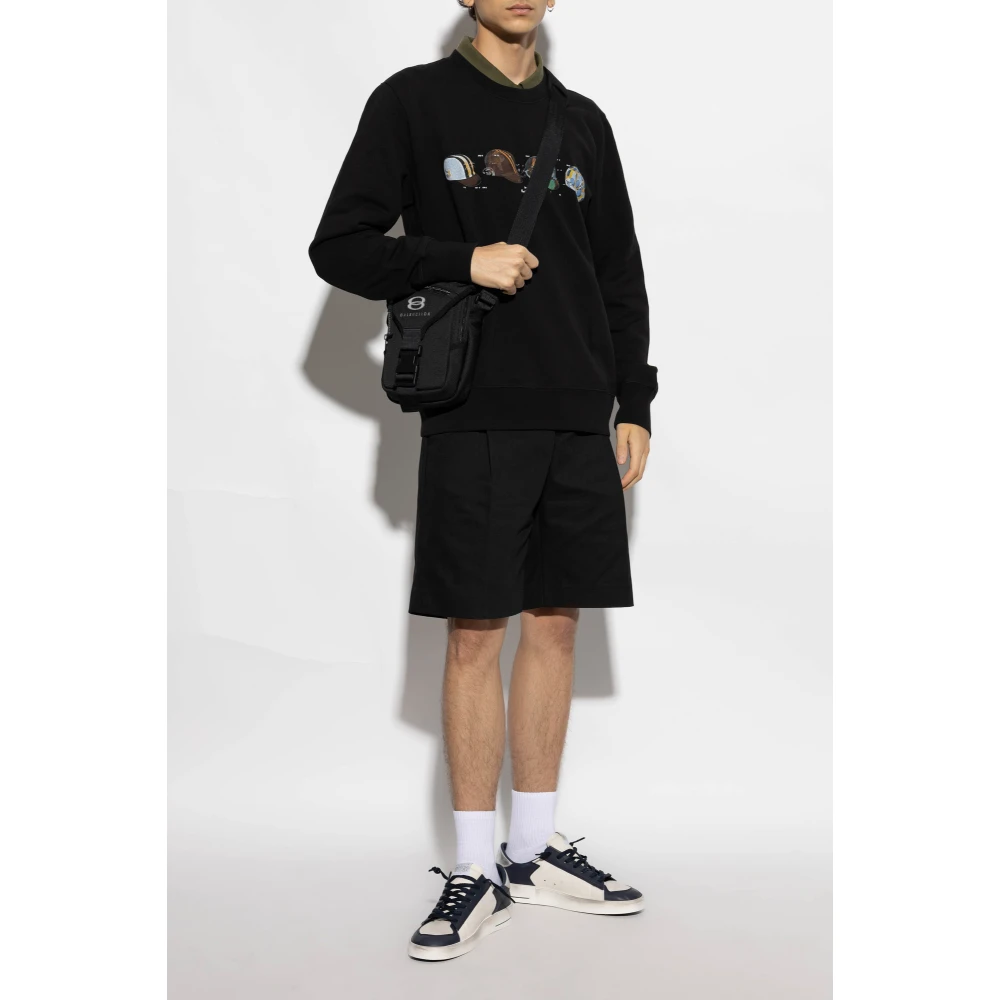 PS By Paul Smith Sweatshirt met kleurrijke print Black Heren