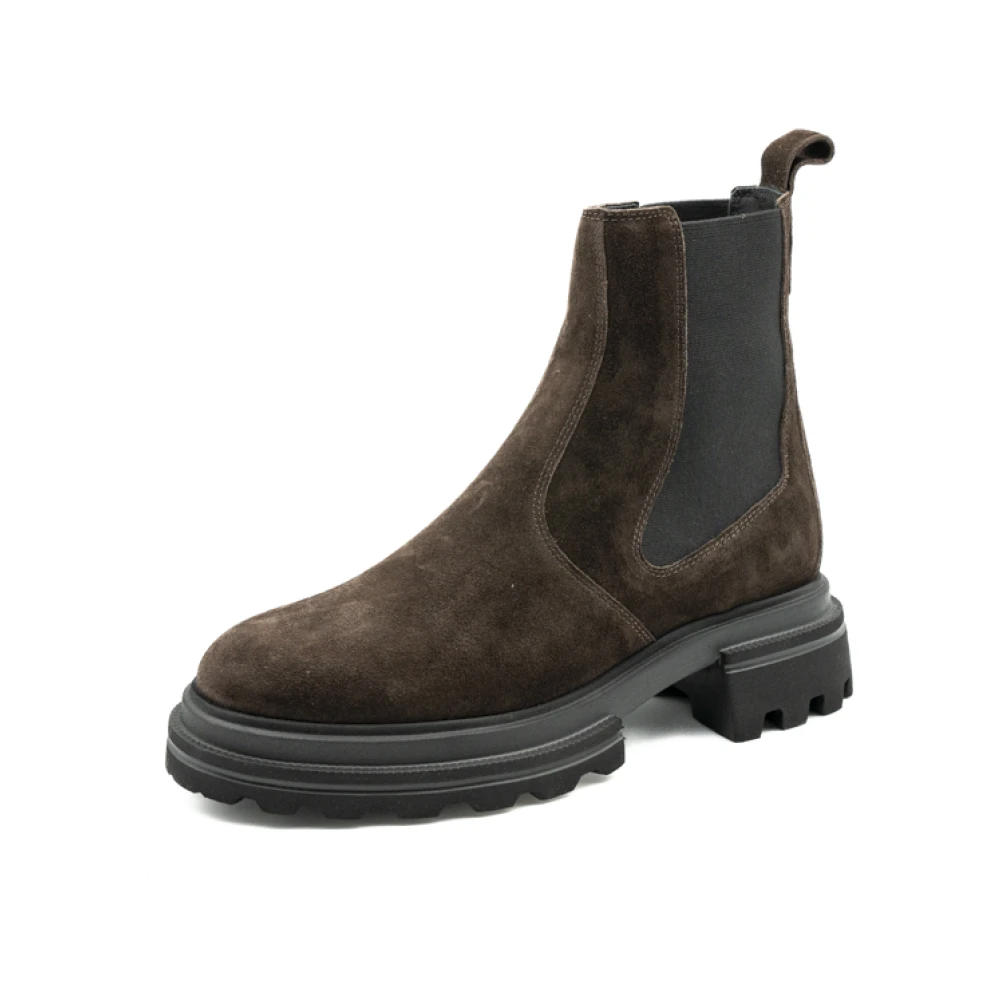 Hogan Chelsea Dam Mocka Ankelboots Brown, Dam