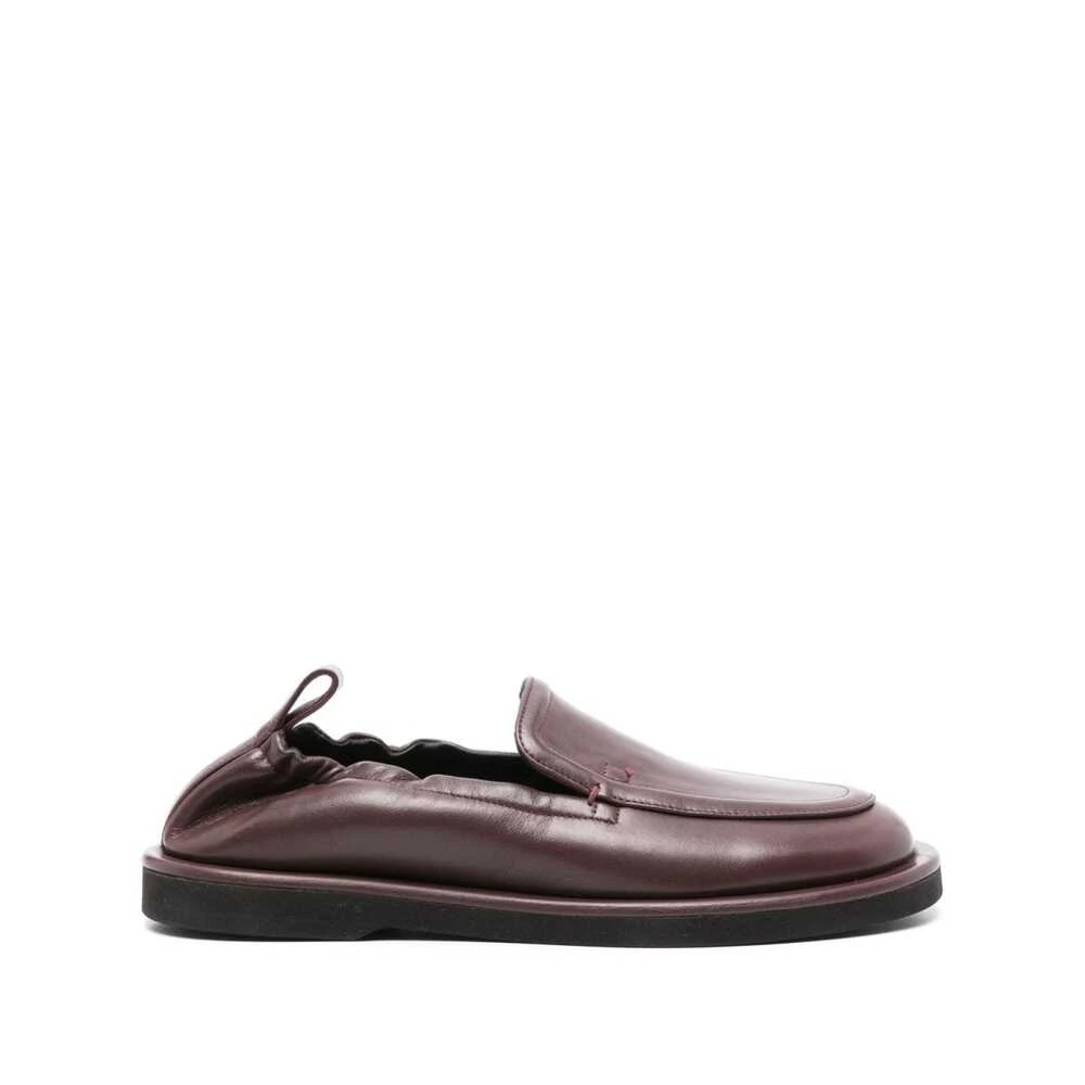 Studio Nicholson Röda Läder Slip-On Skor Red, Dam