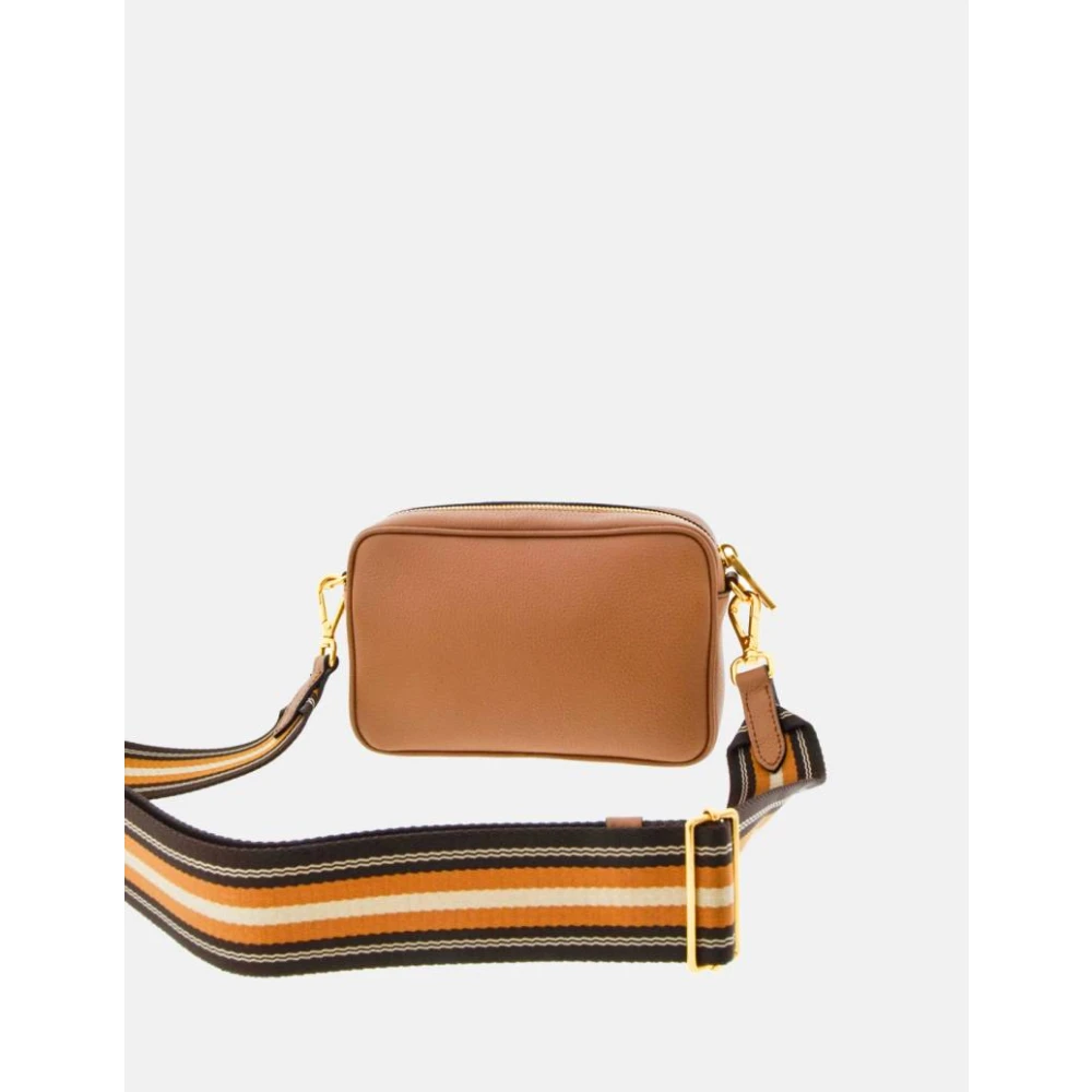 Prada Mini Camel Phenix Leren Tas Brown Dames