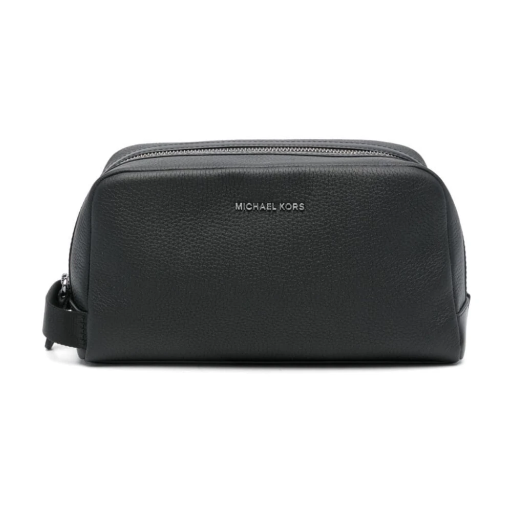 Michael Kors Zwarte Toilettas Hudson Kit Black Heren