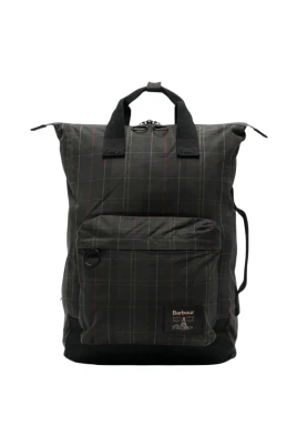 Field Tartan Waxed Backpack