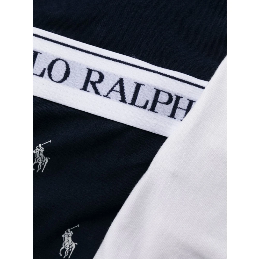 Polo Ralph Lauren Logo Print Boxer Set Blauw Elastisch Blue Heren